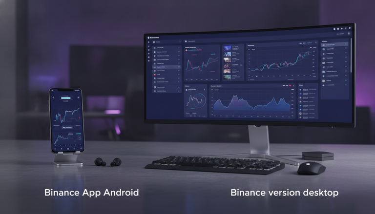 Binance App Android : guide complet 2026 pour télécharger et utiliser : Binance App Android vs version desktop : que choisir ?